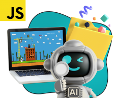 Язык программирования JavaScript + AI. Проектное обучение + геймификация + AI-помощники - КИБЕРшкола программирования для детей, компьютерные курсы для школьников, начинающих и подростков - KIBERone г. Нефтеюганск