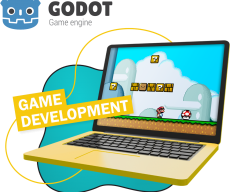 Godot.  Основа создания легендарных игр - КИБЕРшкола программирования для детей, компьютерные курсы для школьников, начинающих и подростков - KIBERone г. Нефтеюганск