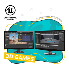 Unreal Engine 4. Игровой движок - КИБЕРшкола программирования для детей, компьютерные курсы для школьников, начинающих и подростков - KIBERone г. Нефтеюганск