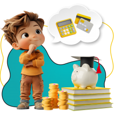 Финансовый интеллект вместе KIBERone - КИБЕРшкола программирования для детей, компьютерные курсы для школьников, начинающих и подростков - KIBERone г. Нефтеюганск