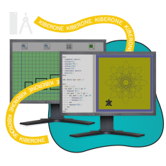 Исполнители чертежник и черепашка - КИБЕРшкола программирования для детей, компьютерные курсы для школьников, начинающих и подростков - KIBERone г. Нефтеюганск